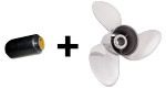 Rubex Hub and HR3 Stainless Steel Propeller (hub kit required)